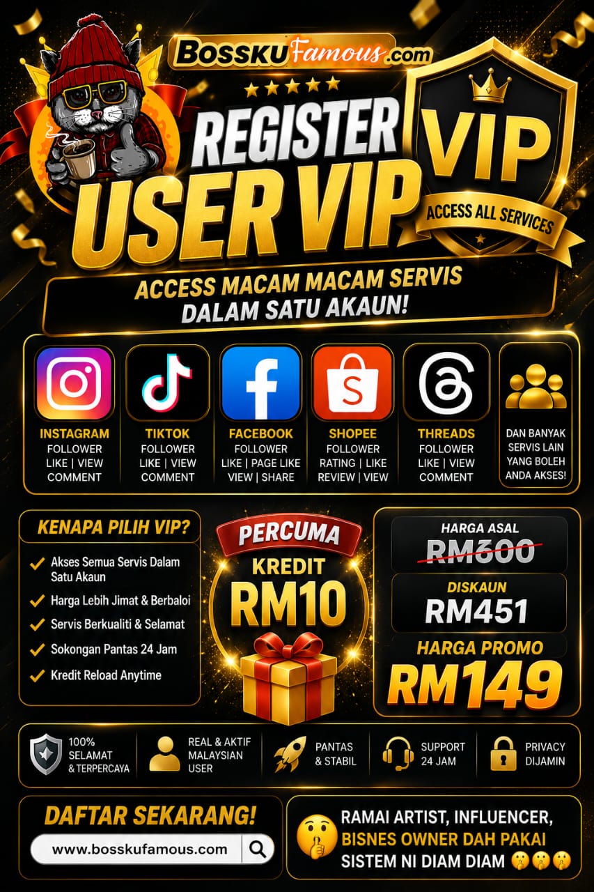 Register User VIP BosskuFamous